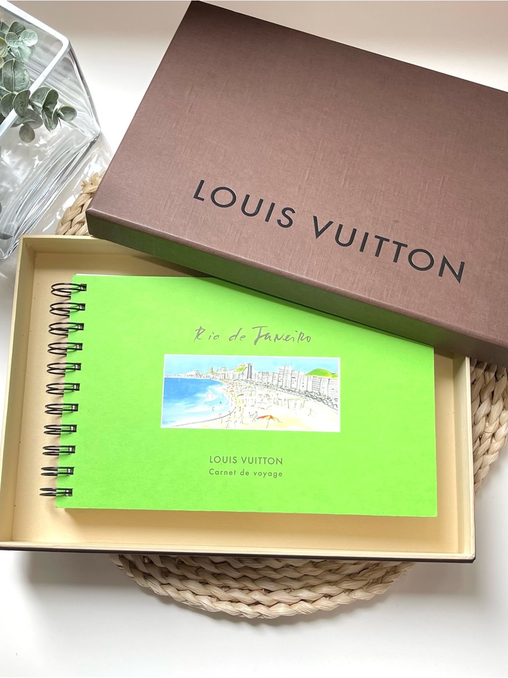 Vintage 2002 Louis Vuitton Carnet de Voyage Rio de Janeiro Brazil Travel Book